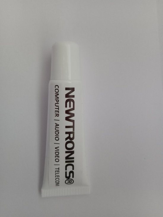 Newtronics Koelpasta 25 gram wit tot 180 graden voor computer cpu/processor en elektronica toepassingen Newtronics Koelpasta 25 gram wit tot 180 graden voor computer cpu/processor en elektronica toepassingen