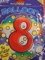 Ballon 8 jaar , 45cm Star