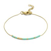 May Sparkle Happiness Dames Armband Staal - Goudkleurig