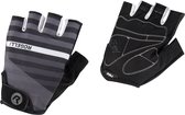 Rogelli Stripe Fietshandschoenen - Heren - Zwart, Wit - Maat XL