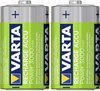 Varta oplaadbare batterijen - Varta Power Accu D - Batterij NiMH D/LR20 1.2 V 3000 mAh R2U 2-blister