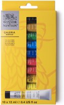 Winsor & Newton Galeria Acrylic Colour 10x12ml Beginners set