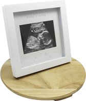 Twinkle Twinkle echo fotolijstje wit/zilver, 'Baby's scan'