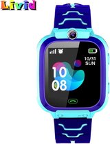 Livid Kinder Smartwatch - Leercomputer horloge - Bellen - Micro chat - touch screen - Blauw