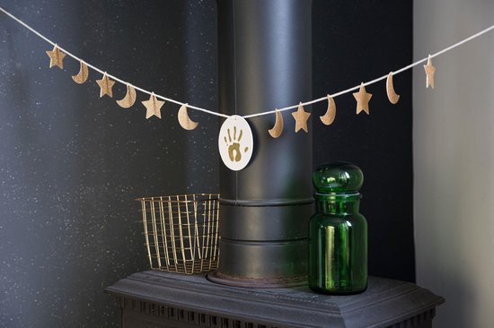 Baby Art Guirlande met afdruk - Glitter goud van Baby Art — afbeelding 5
