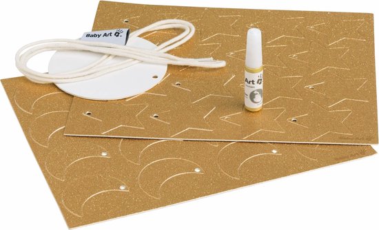 Baby Art Guirlande met afdruk - Glitter goud van Baby Art — afbeelding 4