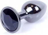 Power Escorts - Plug - Dark Silver - Anaal - Black