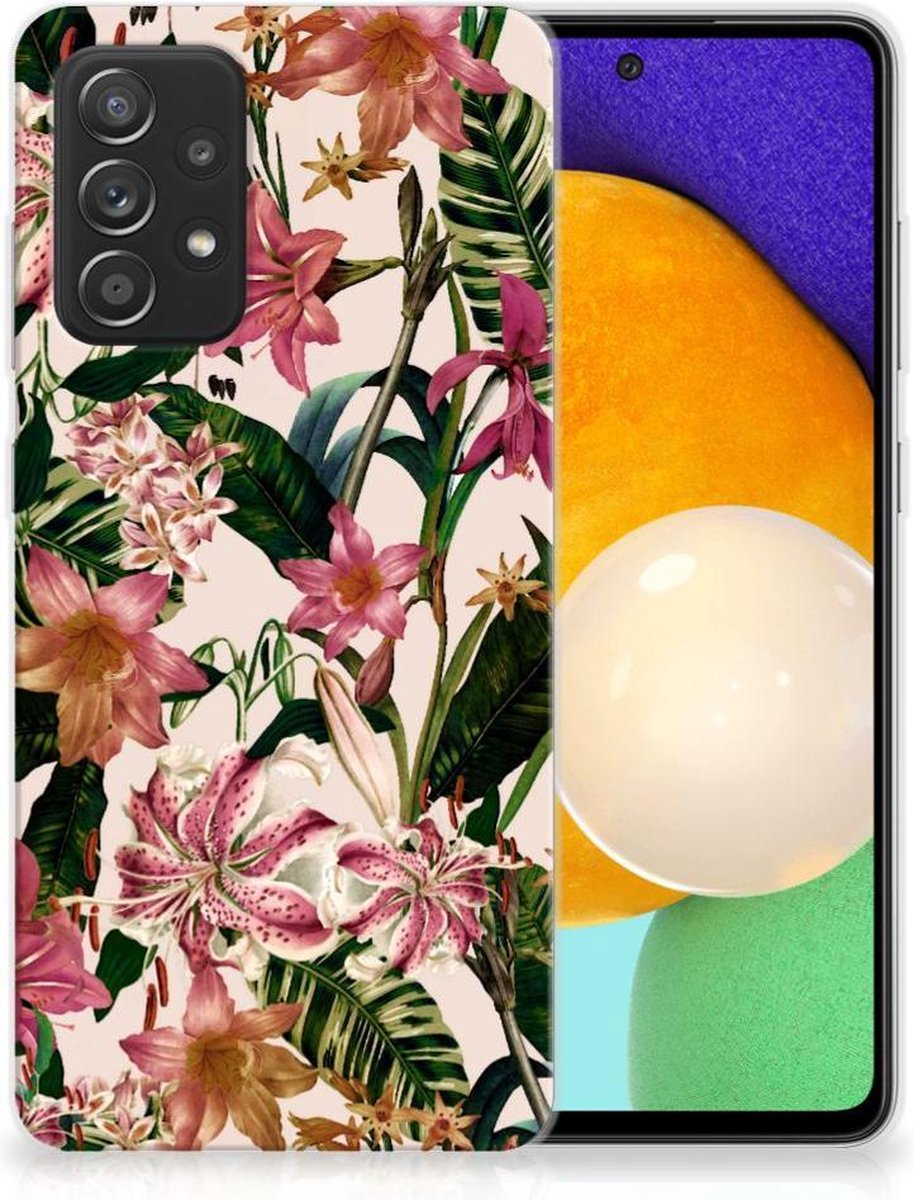 Samsung Galaxy A52 (5G/4G) TPU Case Flowers