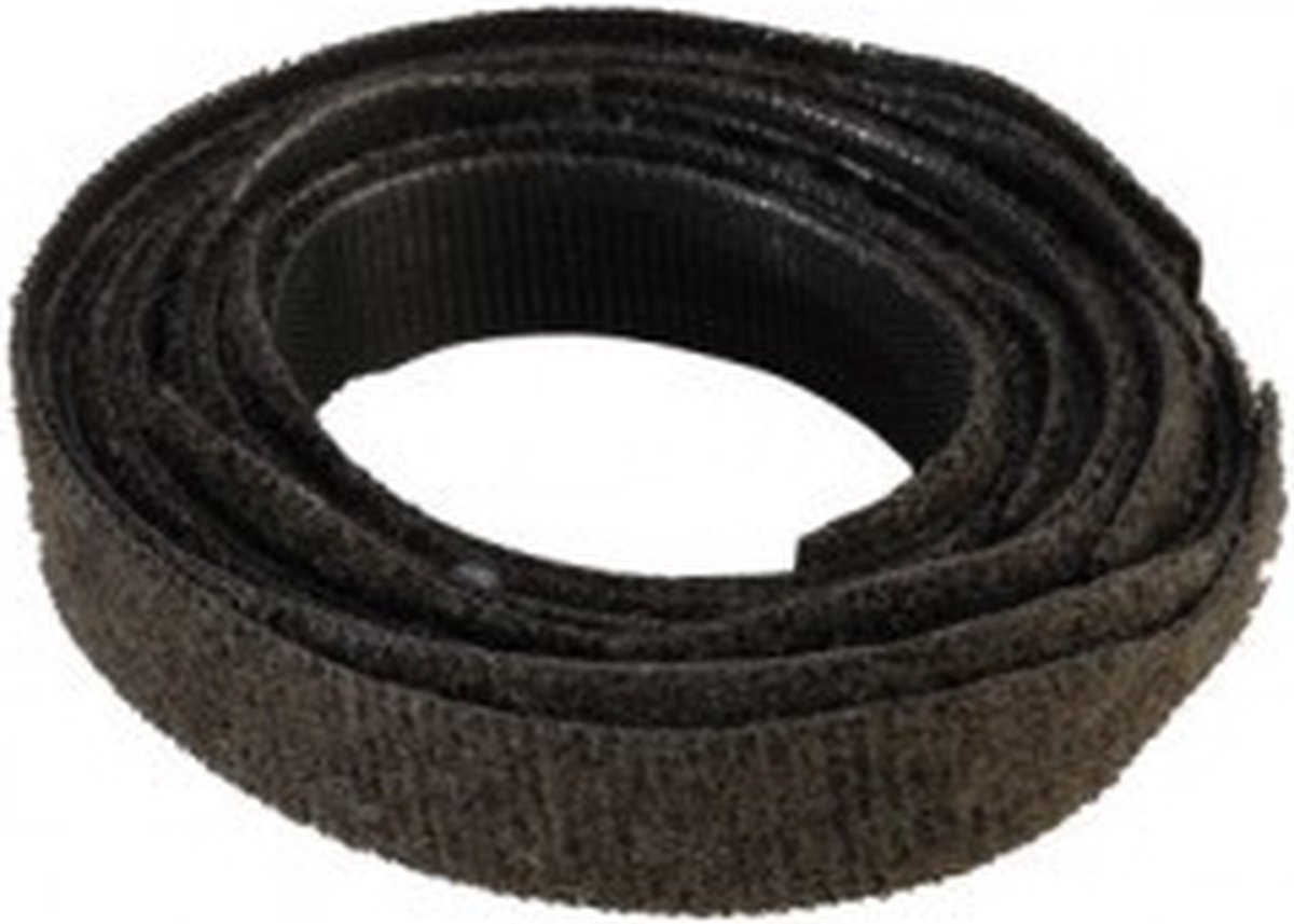 VELCRO® Klittenband met lus - 12,7 mm x 200 mm - 10 stuks - Zwart