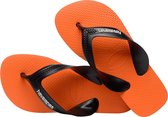Havaianas Max Unisex Slippers - Oranje/Zwart - Maat 25/26