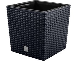 Prosperplast / Bloempot met inzet Rato Low - Antraciet