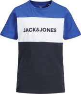 JACK&JONES JUNIOR JJELOGO Jongens T-shirt - Maat 164