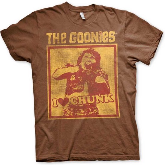 The Goonies Heren Tshirt -M- I Love Chunk Bruin