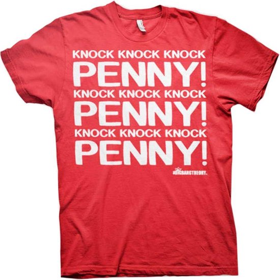 THE BIG BANG - T-Shirt Penny Knock Knock Knock - Navy (M)