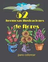52 hermosas ilustraciones de flores para colorear