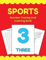 Sports Number Tracing And Coloring Book