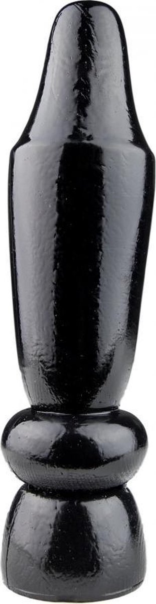 Goedkoopste XXLTOYS - Lacerta - Plug - Inbrenglengte 16 X 4.7 cm - Black - Uniek design Buttplug - grote Anaal plug - voor Diehards only - Made in Europe