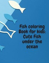 Fish Coloring book for kids