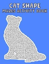 Cat Shape Mazes Activity Book