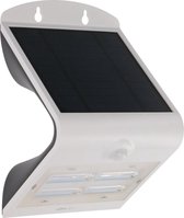 Proventa Solar LED buitenlamp met bewegingssensor - Wandlamp model Big Jelles - wit