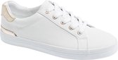 Graceland Dames Witte sneaker metallic - Maat 37