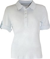 MOOI! Company -  Polo model Mabel - Dames Top korte mouw - Kleur Light Blue - L