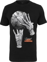 Heren T-Shirt Ballin Hands Tee zwart