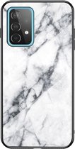 Coque Samsung Galaxy A52 Marbre Wit - Cacious (Série Marble)
