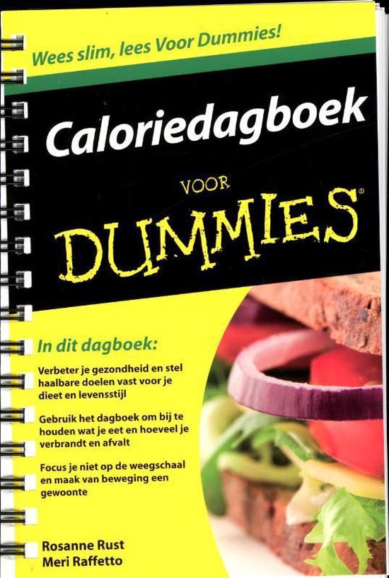 Caloriedagboek Voor Dummies - cover