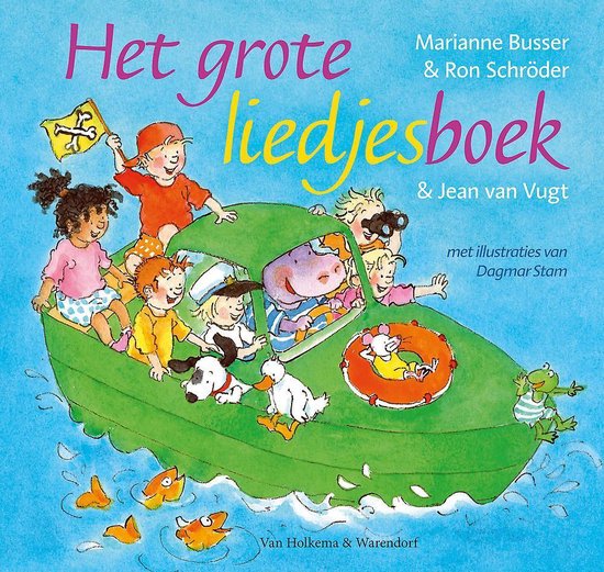 Cover van het boek 'Het grote liedjesboek' van Marianne Busser
