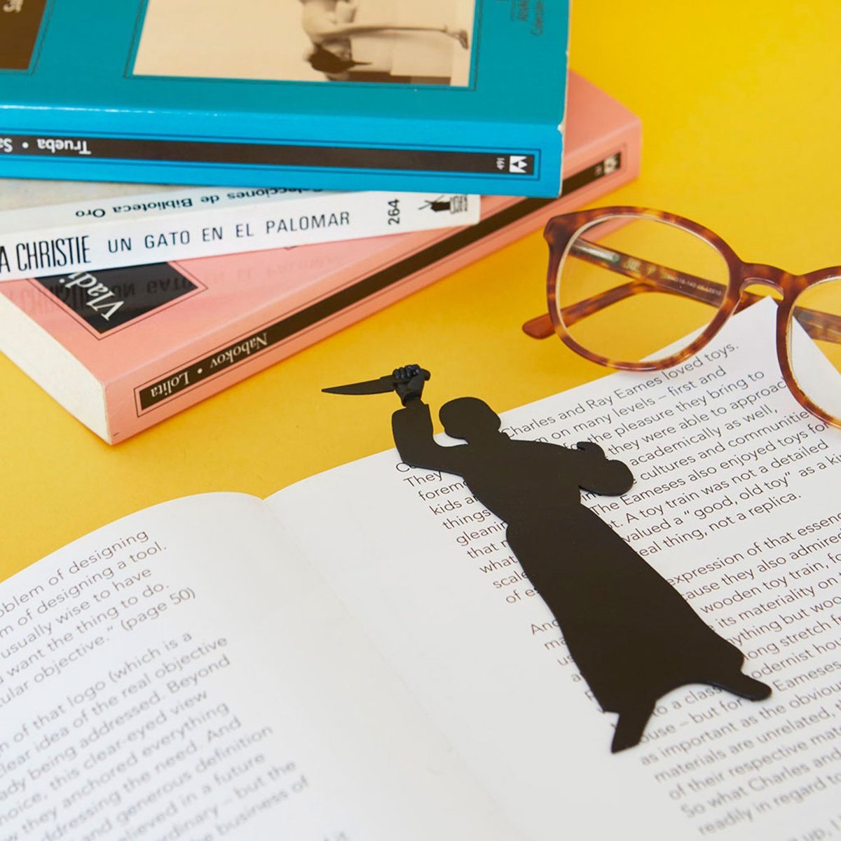 Balvi Psycho Boekenlegger van Balvi Zwart