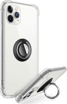 iPhone 12 Pro hoesje Kickstand Ring shock proof case transparant magneet