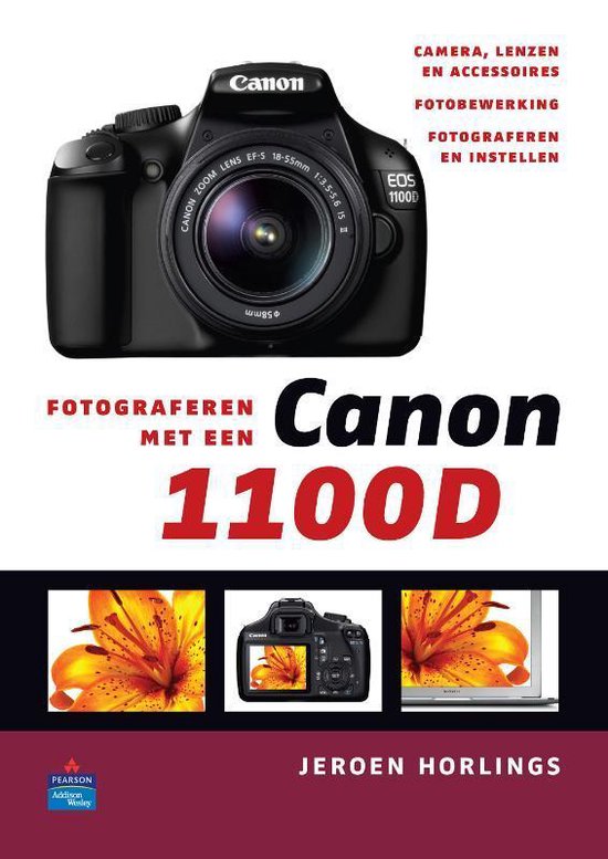 Cover van het boek 'Fotograferen met een Canon 1100D' van Jeroen Horlings