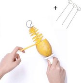 Potato Twister - Aardappel Spiraal Snijder - Chips Maker - Spiraalsnijder |  bol.com