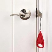 Draagbaar slot - Draagbare Portable Lock || anti diefstal lock ||deur beveiligheid voor slot || deurstopper || deurslot|| Reizen|| security ||Privacy