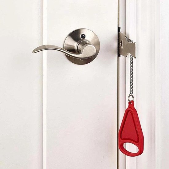 bol com portable travel door lock anti diefstal lock deur beveiligheid voor slot