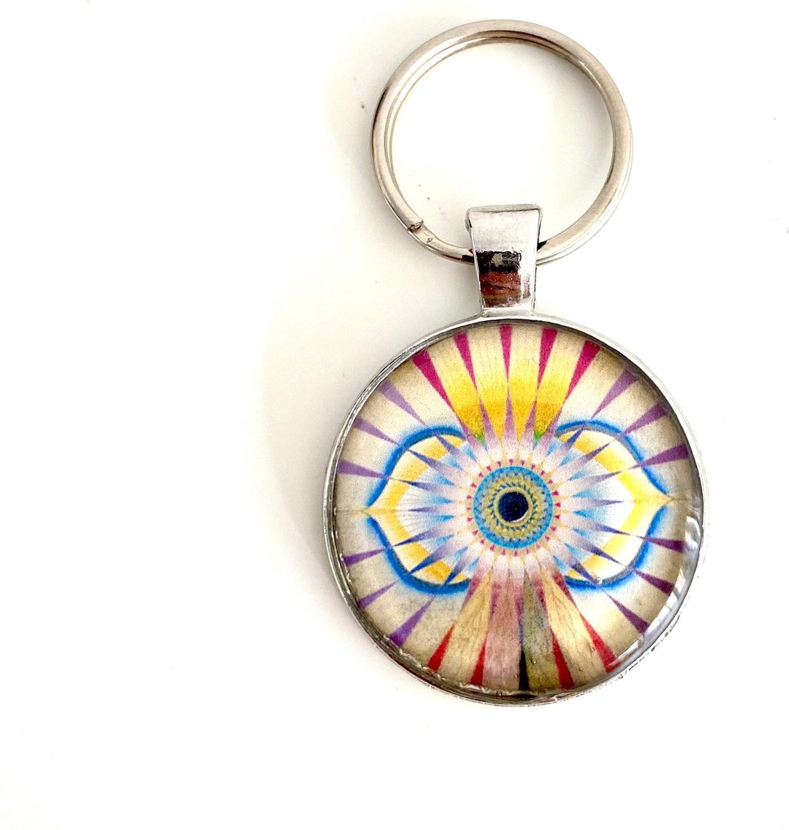 Lysel Handmade Sleutelhanger Mandala Zien met Gevoel