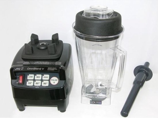 Omniblend Blender TM-800 - Zwart - 2 liter van OM — afbeelding 2
