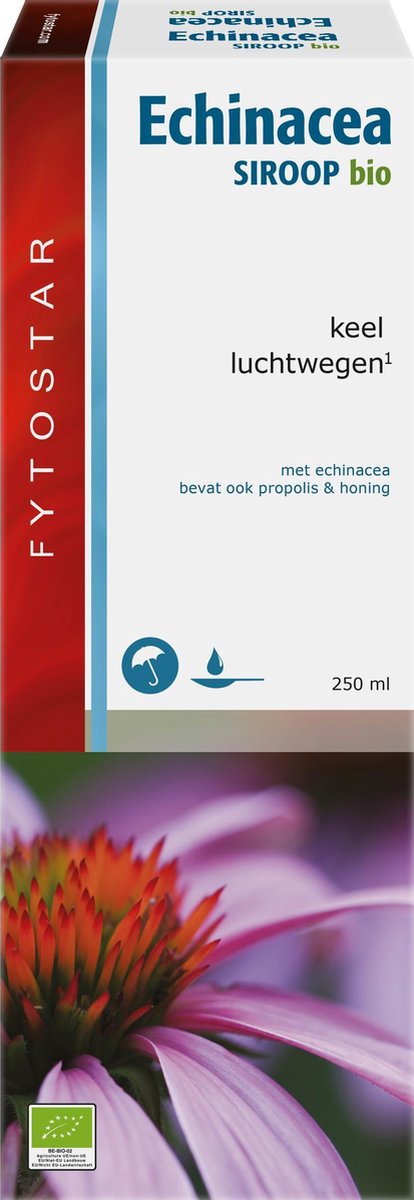 Goedkoopste Fytostar Echinacea Propolis Siroop - Supplement - Biologisch - Keel en luchtwegen - 250 ml