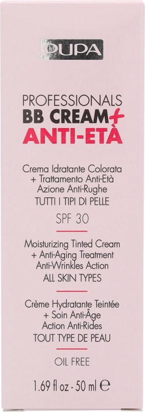 Pupa BB Cream + Anti-Eta - 001 Nude | bol.com