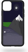 Mountain in the night sky Telefoonhoesje - Apple iPhone 11 Pro Max