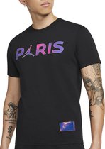 Nike Sportshirt - Maat M  - Mannen - zwart/paars/roze
