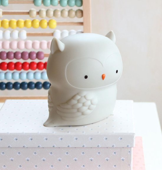 Lampje kinderkamer / kinderlampje: Uil - A Little Lovely Company van Merkloos — afbeelding 3
