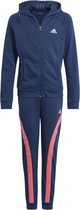 adidas Hooded Trainingspak Girls - navy - maat 176