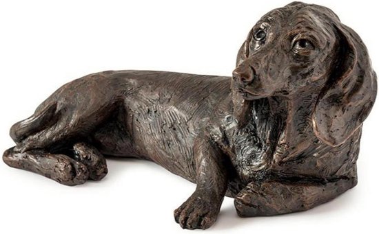 asbeeld urn Teckel korthaar hondenurn