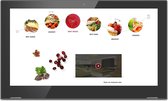 HSD1506 touchscreen All in One pc met houder, 2GB + 16GB 15,6 inch LCD Android 6.0 RK3368 Octa-core Cortex A53 1.5G, Ondersteuning OTG & Bluetooth & WiFi