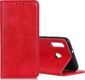 Magnetische Crazy Horse Texture Horizontale Flip Leather Case voor Huawei P Smart + 2019 / Honor 10i, met houder & kaartsleuven & portemonnee (rood)