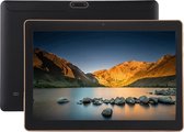 4G telefoongesprek tablet-pc, 10,1 inch, 2 GB + 32 GB, Android 7.0 MTK6737 Quad Core 1,3 GHz, Dual SIM, ondersteuning voor GPS, netwerk: 4G, met lederen draagtas in willekeurige kleur (zwart)