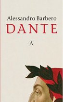 Boek "Dante" van Alessandro Barbero, met een portret van Dante en een lauwerkrans.