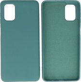 Bestcases 2.0mm Dikke Fashion Telefoonhoesje - Samsung Galaxy M51 Hoesje - Samsung Galaxy M51 Case - Galaxy M51 Backcover - Donker Groen